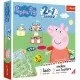 Joc Peppa Pig 2 in 1- Ludo si serpisori scari Joc Peppa Pig 2 in 1- Ludo si serpisori scari