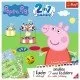 Joc Peppa Pig 2 in 1- Ludo si serpisori scari Joc Peppa Pig 2 in 1- Ludo si serpisori scari