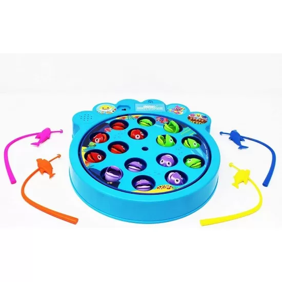 Joc de pescuit cu celebrul cantec Baby Shark Joc de pescuit cu celebrul cantec Baby Shark