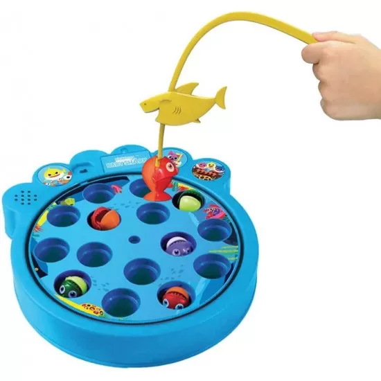 Joc de pescuit cu celebrul cantec Baby Shark Joc de pescuit cu celebrul cantec Baby Shark