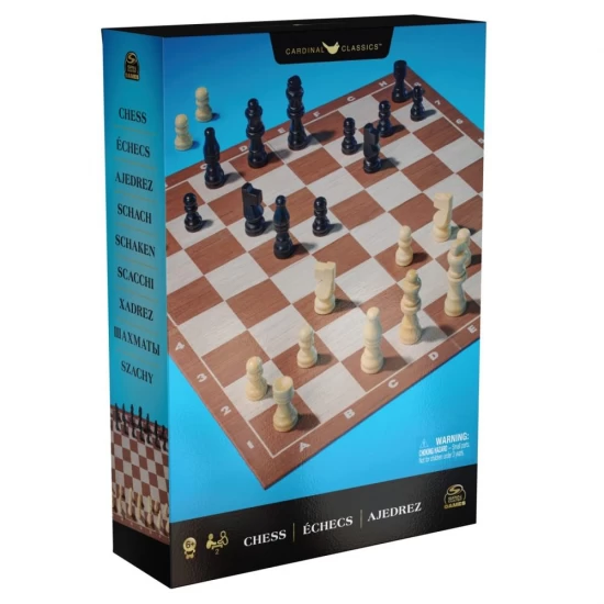 Joc sah cu tabla de lemn Spin Master Joc sah cu tabla de lemn Spin Master
