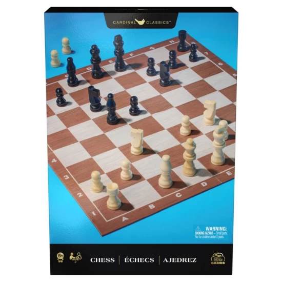 Joc sah cu tabla de lemn Spin Master Joc sah cu tabla de lemn Spin Master