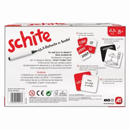 Joc de societate - Schite distractie in familie Joc de societate - Schite distractie in familie