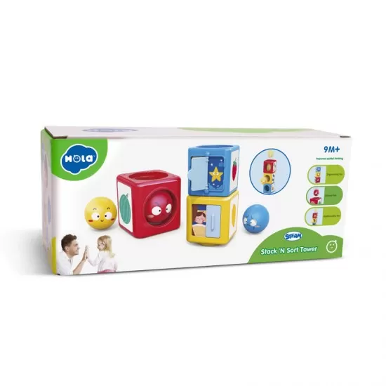 Jucarie educativa Hola Toys - Stocheaza si sorteaza