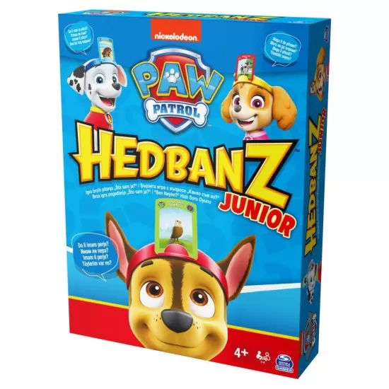 Joc original Hedbanz Junior Paw Patrol