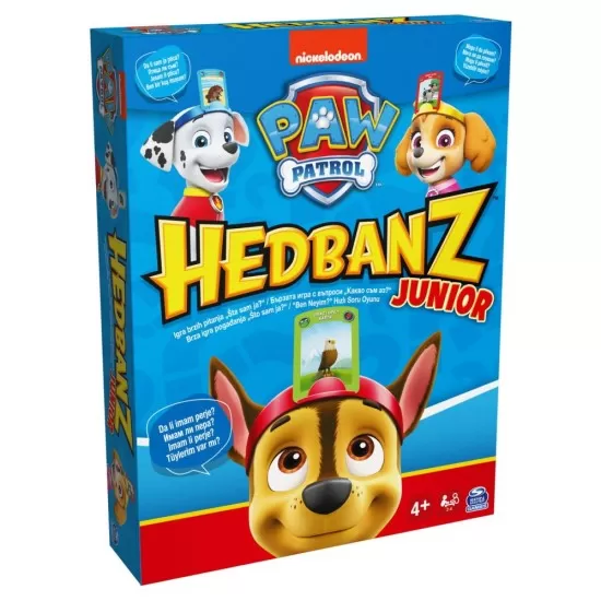 Joc original Hedbanz Junior Paw Patrol
