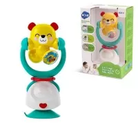 Jucarie bebe cu ventuza si zornaitoare ursulet Hola Toys