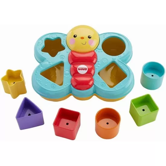 Jucarie cu activitati Fluturas cu forme Fisher Price Jucarie cu activitati Fluturas cu forme Fisher Price