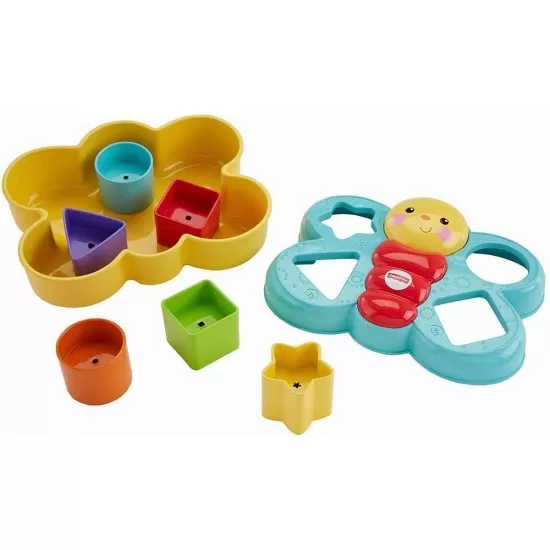 Jucarie cu activitati Fluturas cu forme Fisher Price Jucarie cu activitati Fluturas cu forme Fisher Price