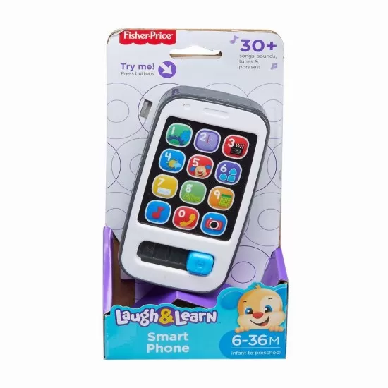 Jucarie interactiva Fisher Price - Telefonul istet Laugh and Learn Jucarie interactiva Fisher Price - Telefonul istet Laugh and Learn