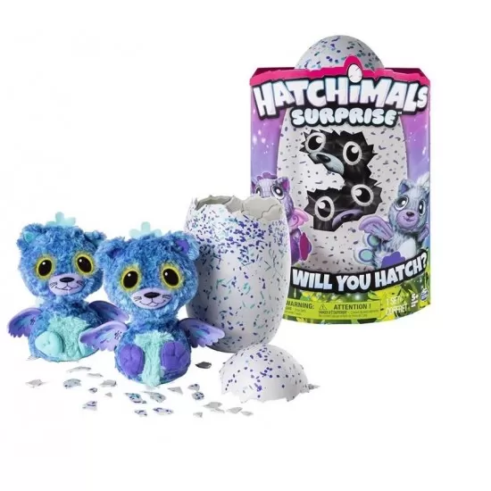 Jucarie interactiva Hatchimals Gemenii Mov - Turcoaz Jucarie interactiva Hatchimals Gemenii Mov - Turcoaz
