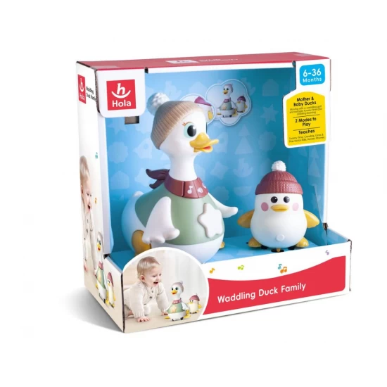 Jucarie interactiva Hola Toys - Familia de ratuste la plimbare