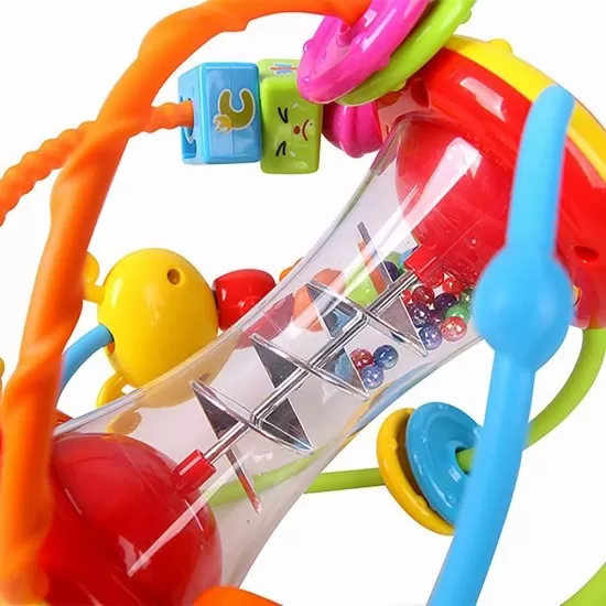 Jucarie motrica minge cu activitati Hola Toys