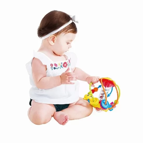 Jucarie motrica minge cu activitati Hola Toys