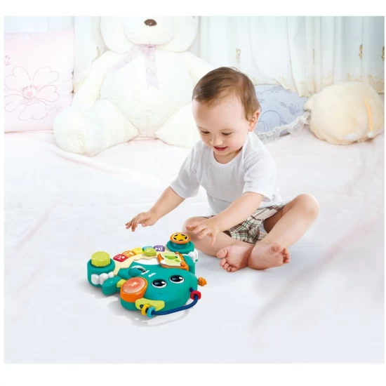 Jucarie muzicala 2 in 1 Hola Toys - Descopera dinozaurul Jucarie muzicala 2 in 1 Hola Toys - Descopera dinozaurul