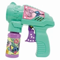 Jucarie pistol pentru baloane de sapun cu 50 ml solutie Disney Stitch