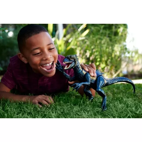 Dinozaur cu sunete si lumini Jurassic World Dino Trackers Track and Attack Indoraptor Dinozaur cu sunete si lumini Jurassic World Dino Trackers Track and Attack Indoraptor