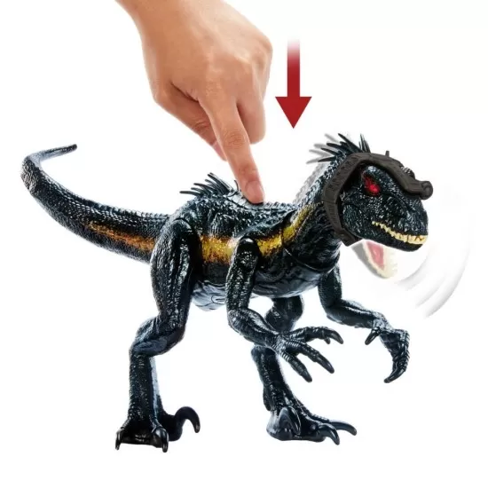Dinozaur cu sunete si lumini Jurassic World Dino Trackers Track and Attack Indoraptor Dinozaur cu sunete si lumini Jurassic World Dino Trackers Track and Attack Indoraptor