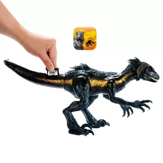 Dinozaur cu sunete si lumini Jurassic World Dino Trackers Track and Attack Indoraptor Dinozaur cu sunete si lumini Jurassic World Dino Trackers Track and Attack Indoraptor