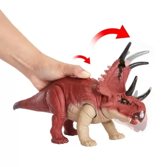 Dinozaur cu sunete Jurassic World Dino Trackers Wild Roar Diabloceratops Dinozaur cu sunete Jurassic World Dino Trackers Wild Roar Diabloceratops