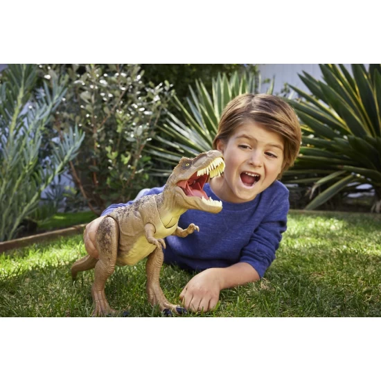 Dinozaur Tyrannosaurus Rex Jurassic World Epic Evolution cu functii miscare cap si coada Dinozaur Tyrannosaurus Rex Jurassic World Epic Evolution cu functii miscare cap si coada