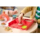 Set creativ Kinetic Sand - Atelier pizza cu nisip kinetic 453 g