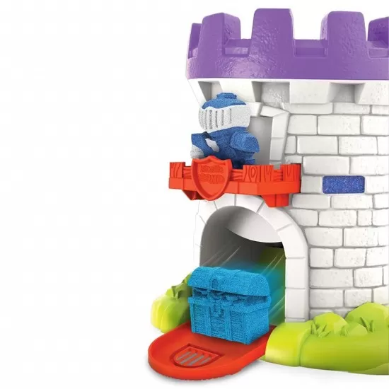 Set creativ Kinetic Sand Castelul cu Nisip si Forme Set creativ Kinetic Sand Castelul cu Nisip si Forme