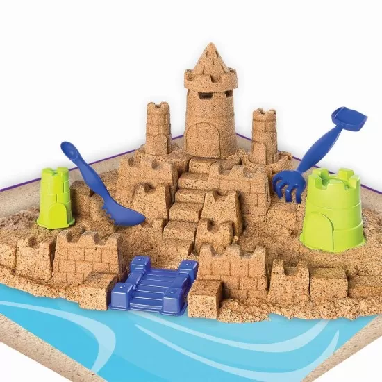 Set creativ Kinetic Sand Castelul de Nisip Set creativ Kinetic Sand Castelul de Nisip
