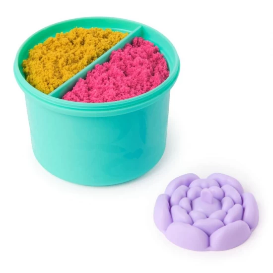 Set de joaca nisip kinetic floare Squish Blossom