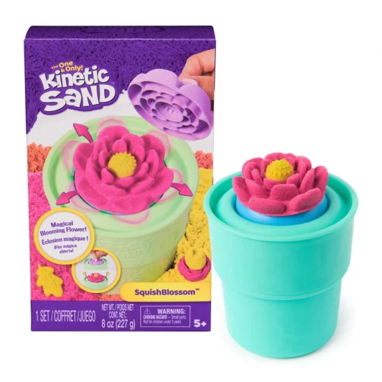 Set de joaca nisip kinetic floare Squish Blossom