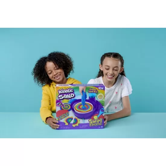 Set Kinetic Sand - Caruselul de comori Set Kinetic Sand - Caruselul de comori