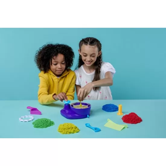 Set Kinetic Sand - Caruselul de comori Set Kinetic Sand - Caruselul de comori