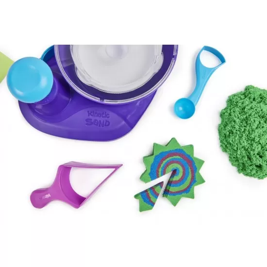 Set Kinetic Sand - Caruselul de comori Set Kinetic Sand - Caruselul de comori