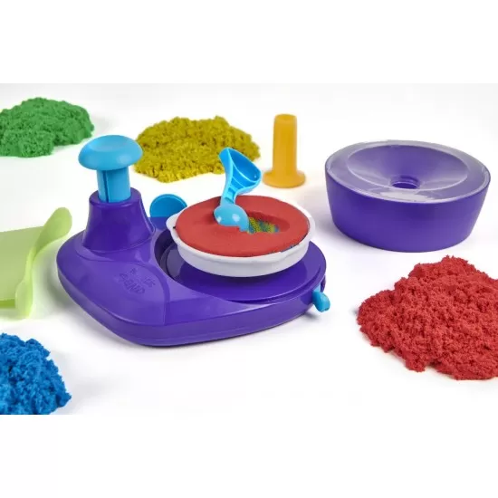 Set Kinetic Sand - Caruselul de comori Set Kinetic Sand - Caruselul de comori