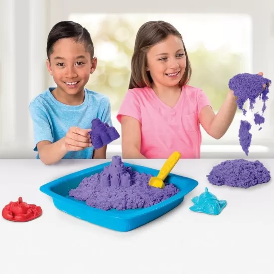 Set nisip kinetic complet mov Kinetic Sand Set nisip kinetic complet mov Kinetic Sand