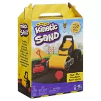 Set KInetic Sand constructii - Asfalteaza si niveleaza