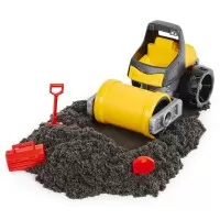 Set KInetic Sand constructii - Asfalteaza si niveleaza
