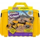 Set nisip kinetic in cutie cu maner - Excaveaza construieste si demoleaza