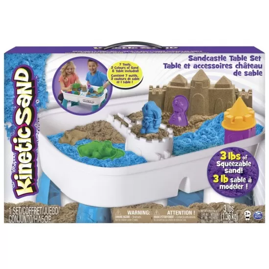 Set masa de activitati cu nisip kinetic Set masa de activitati cu nisip kinetic