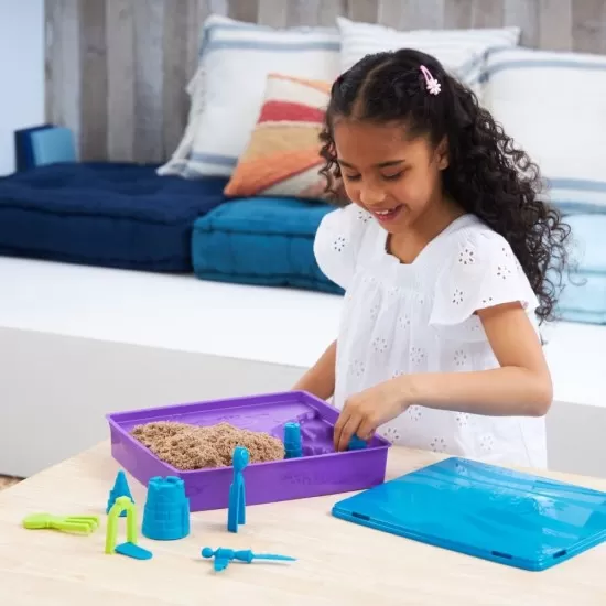 Set Kinetic Sand - Regatul nisipului de plaja Set Kinetic Sand - Regatul nisipului de plaja