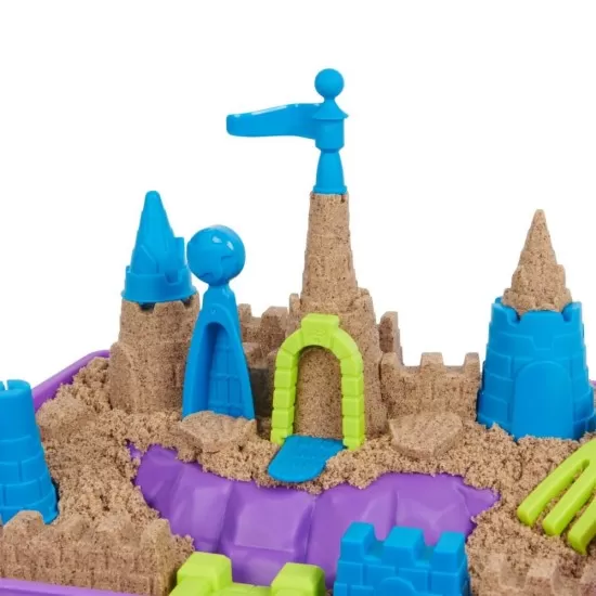 Set Kinetic Sand - Regatul nisipului de plaja Set Kinetic Sand - Regatul nisipului de plaja