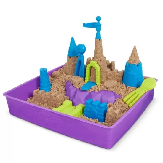 Set Kinetic Sand - Regatul nisipului de plaja Set Kinetic Sand - Regatul nisipului de plaja