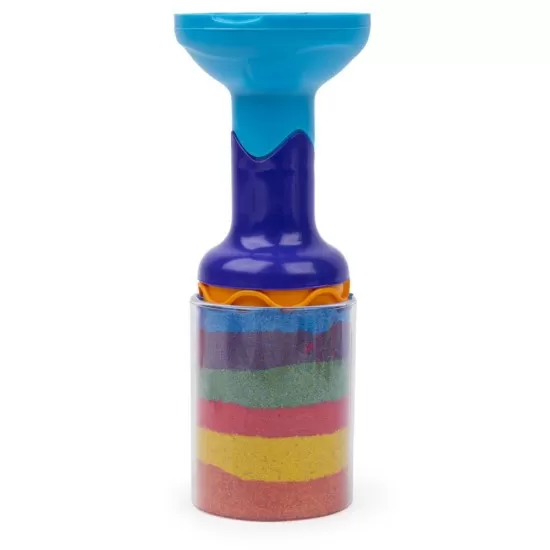 Set Kinetic Sand curcubeu cu accesorii