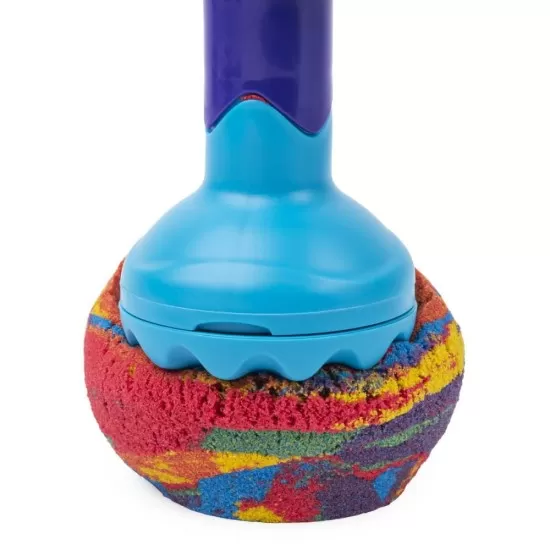 Set Kinetic Sand curcubeu cu accesorii