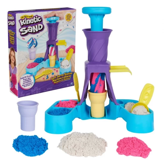 Set de joaca nisip kinetic - Statia de servire Set de joaca nisip kinetic - Statia de servire