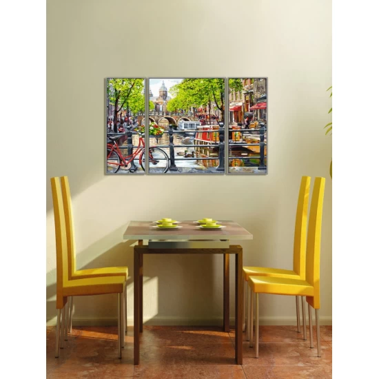Set 3 tablouri pictura pe numere Schipper Amsterdam