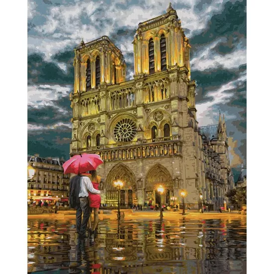 Kit pictura pe numere Schipper - Catedrala Notre Dames