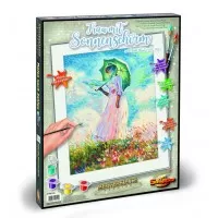 Kit pictura pe numere Schipper - Femeie cu umbrela de soare de Claude Monet