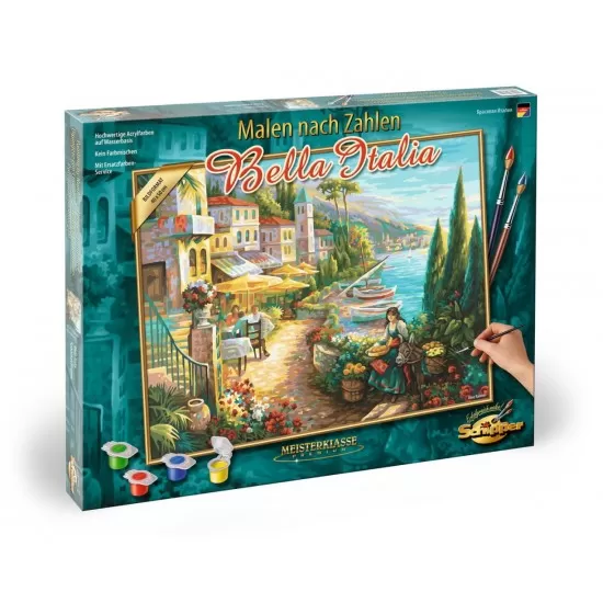 Kit pictura pe numere Schipper - Frumoasa Italie Kit pictura pe numere Schipper - Frumoasa Italie