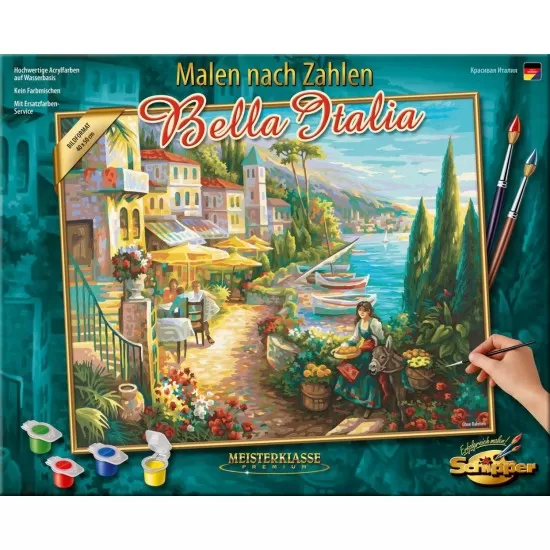 Kit pictura pe numere Schipper - Frumoasa Italie Kit pictura pe numere Schipper - Frumoasa Italie